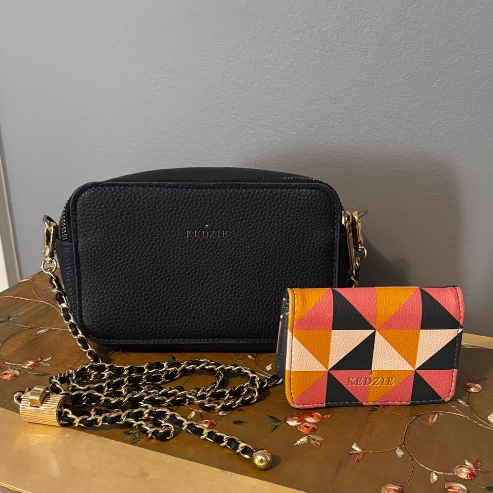 Kedzie Bundle - Crossbody and Wallet | Upcycled Charles Keith Strap